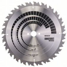 BOSCH Körfűrészlap, Construct Wood 350 x 30 x 3, 2 mm; 24 2608640702