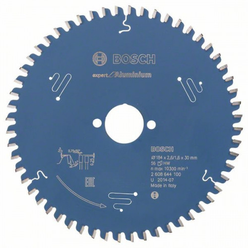 BOSCH Körfűrészlap Expert for Aluminium 184 x 30 x 2,6 mm, 56 2608644100