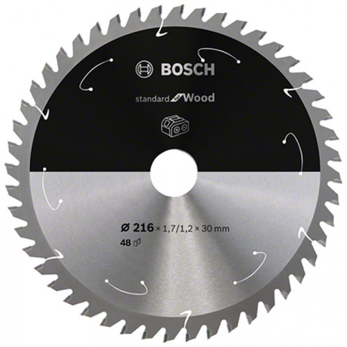 BOSCH Standard for Wood 216 × 1,7 / 1,2 × 30 T48, 2608837723