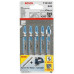 BOSCH T 121 GF Speed for Metal bimetál dekopír fűrészlapok, fémhez 5db. 2608636696