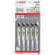 BOSCH T 101 B dekopírfűrészlap 100x2, 7mm (5 lap/készlet) 2608630030