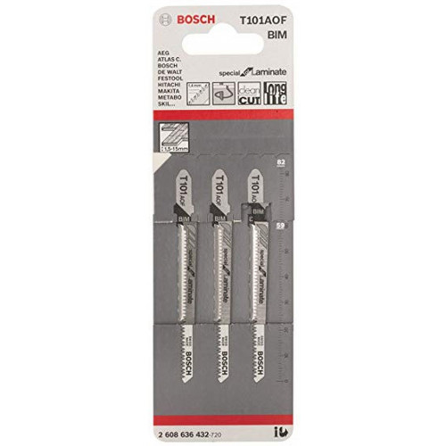 BOSCH Szúrófűrészlap T 101 AOF Special for Laminate 3Db. 2608636432