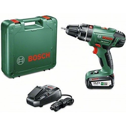 BOSCH PSB 14,4 LI-2 Akkus kétfokozatú ütvefúró-csavarozó (1 akkuegység) 0603982408