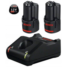 BOSCH 2 x GBA 12V 2.0Ah + GAL 12V-40 1600A019R8