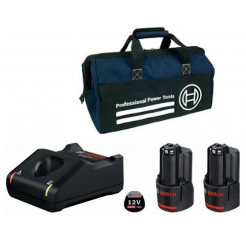 BOSCH 2 x GBA 12V 2.0Ah + GAL 12V-40 0615990L0W