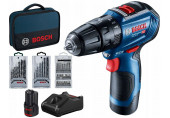 BOSCH GSB 12V-30 PROFESSIONAL Akkus ütvefúró-csavarozó szett (12V/2x2,0Ah)táska 06019G9101