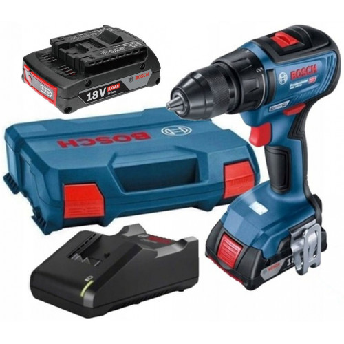 BOSCH GSB 18V-50 akkus ütvefúró-csavarozó, 18V 2x2.0Ah 06019H5100