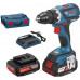 BOSCH GSR 18 V-EC WLC akkus fúrócsavarozó 2 akkuval L-Boxxban 06019E8106