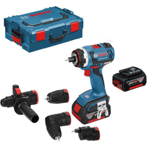 BOSCH GSR 18 V-EC FC2 Professional Akkus fúrócsavarozó, L-BOXX, 2x5,0 Ah 06019E1104