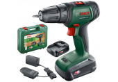 BOSCH UniversalDrill 18V, 2x1,5 Ah Akkus kétfokozatú fúrócsavarozó 06039D4002