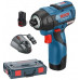 BOSCH GDR 12 V-110 Akkus ütvecsavarozó 2x2,5 Ah, L-BOXX 06019E0000