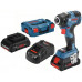 BOSCH GDR 18V-200 C Akkus ütvecsavarozó, 2x 8V 4.0Ah, L-Boxx 06019G4106