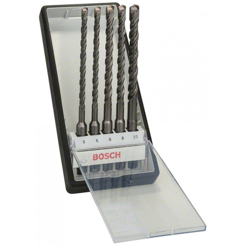 BOSCH 5-részes kalapácsfúró-készlet Robust Line SDS-plus-5 2607019929