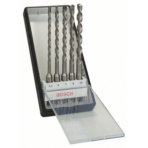 BOSCH 5 részes Robust Line SDS-plus-7 kalapácsfúró-készlet 2607019933