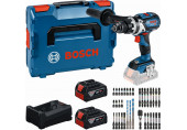BOSCH GSB 18V-110 C PROFESSIONAL Szerszámkészlet, 2× 5,0 Ah + GAL + bitkészlet 0615A500E0