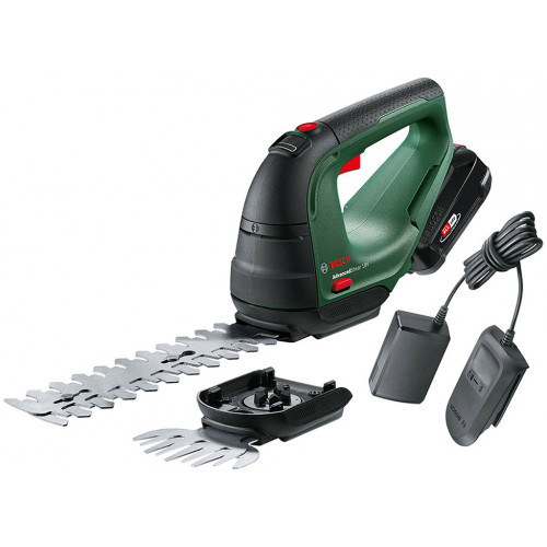 BOSCH AdvancedShear 18V-10 Akkus bokorvágó- és -fűnyíróolló-készlet 0600857000