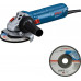 BOSCH GWS 12-125 PROFESSIONAL Sarokcsiszoló + Nagyolótárcsa 06013A6100