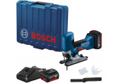 BOSCH GST 185-LI Akkus szúrófűrészek 2x GBA 18V 4.0Ah, bőrönd 06015B2022