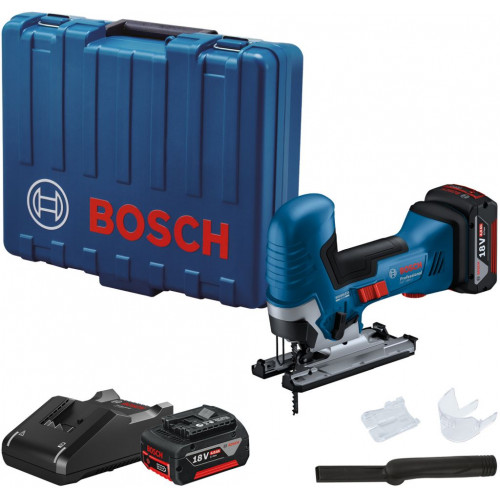 BOSCH GST 185-LI Akkus szúrófűrészek 2x GBA 18V 4.0Ah, bőrönd 06015B2022