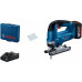 BOSCH GST 185-LI Akkus szúrófűrészek, 1x 4,0 Ah, GAL 18V-20, szerszámkoffer 06015B3023