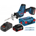 BOSCH GSA 18V-LI C PROFESSIONAL Akkus szablyafűrész (18V/2x5,0Ah) L-BOXX 06016A5002