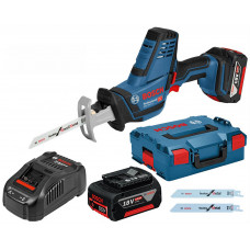 BOSCH GSA 18V-LI C PROFESSIONAL Akkus szablyafűrész (18V/2x5,0Ah) L-BOXX 06016A5002