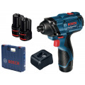 BOSCH GDR 120-LI PROFESSIONAL Akkus ütvecsavarozó 12V/2x2,0Ah, koffer 06019F0001