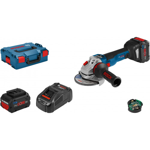 BOSCH GWS 18V-10 SC Sarokcsiszoló 2x 8Ah, ProCORE akkuval 06019G340H