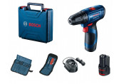 BOSCH GSR 120-LI PROFESSIONAL Akkus fúró-csavarozó szett (12V/2x2,0Ah) koffer 06019G8002