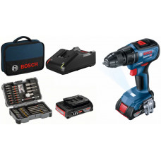 BOSCH GSR 18V-50 PROFESSIONAL Akkus fúró-csavarozó szett (18V/2x2,0Ah) táska 06019H5004