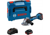 BOSCH GWS 18V-10 P PROFESSIONAL Akkus sarokcsiszoló (18V/2x5,0Ah) L-BOXX 06019J4101