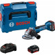 BOSCH GWS 18V-10 P Akku sarokcsiszoló, 2x 5,0Ah, L-BOXX 06019J4101