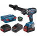 BOSCH GSR 18V-150 C PROFESSIONAL Akkus fúró-csavarozó (18V/2x8,0Ah) L-BOXX 06019J5005
