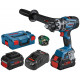 BOSCH GSR 18V-150 C PROFESSIONAL Akkus fúró-csavarozó (18V/2x8,0Ah) L-BOXX 06019J5005