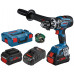 BOSCH GSB 18V-150 C PROFESSIONAL Akkus ütvefúró-csavarozó (18V/2x8,0Ah) L-BOXX 06019J5105