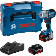 BOSCH GDS 18V-450 PC Akkus ütvecsavarozó, L-BOXX, L-BOXX, GAL 18-40, 2x 5.0Ah 06019K4103