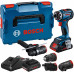 BOSCH GSR 18V-90 FC Akkus fúrócsavarozó, 2x 4,0Ah, GAL 18V-40, L-BOXX 136 06019K6200