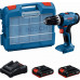 BOSCH GSB 18V-25 PROFESSIONAL Akkus ütvefúró/-csavarozók, 2x 2,0Ah, Koffer 06019K9304