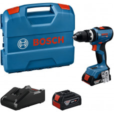 BOSCH GSB 18V-65 PROFESSIONAL Akkus ütvefúró, 1 x 2.0 Ah, 1 x 4.0Ah, L-Case 06019N3332