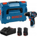 BOSCH GSR 12V-32 PROFESSIONAL Akkus fúrócsavarozó, 2× 3,0 Ah, L-BOXX 06019N7007