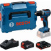 BOSCH GSR18V-52 PROFESSIONAL Akkus fúrócsavarozó, 1 x 2,0Ah +1 x 4,0Ah, L-BOXX 06019S0024