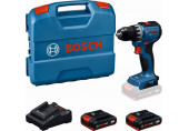 BOSCH GSR18V-52 PROFFESIONAL Akkus fúrócsavarozó, 2x 2,0Ah, L-Case 06019S0025