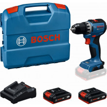 BOSCH GSR18V-52 PROFFESIONAL Akkus fúrócsavarozó, 2x 2,0Ah, L-Case 06019S0025