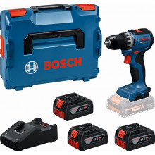 BOSCH GSR18V-52 Akkus fúrócsavarozó, 3x 5,0Ah, L-BOXX 06019S0027