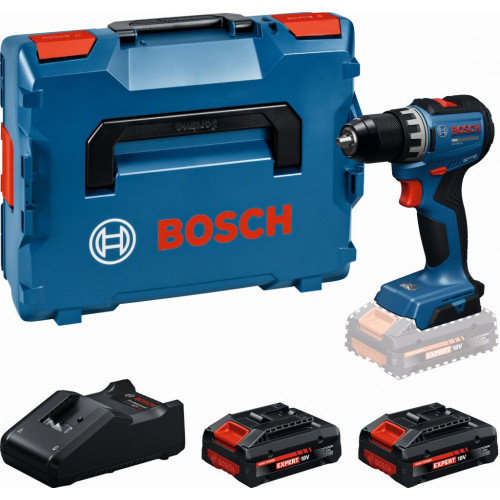 BOSCH GSR18V-52 PROFESSIONAL Akkus fúrócsavarozó, 2× EXBA18V-40, L-BOXX 06019S002C BOSCH GSR18V-52 PROFESSIONAL Akkus fúrócsavarozó, 2× EXBA18V-40, L-BOXX 06019S002C