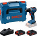 BOSCH GSR18V-52 PROFESSIONAL Akkus fúrócsavarozó, 2× EXBA18V-40, L-BOXX 06019S002C