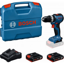 BOSCH GSB18V-52 PROFESSIONAL Akkus ütvefúró/-csavarozók, 2x 2,0Ah, L-Case 06019S0123