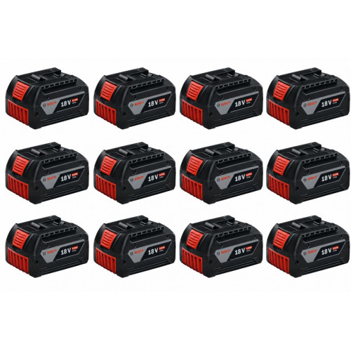 BOSCH GBA PROFESSIONAL 18 V 12 darabos 5,0 Ah akkumulátorkészlet 0602494003