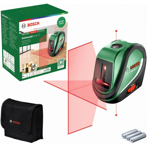 BOSCH UniversalLevel 2 Keresztvonalas szintezőlézer 0603663802