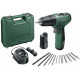 BOSCH EasyDrill 1200 Akkus fúró-csavarozó (12V/2x1,5Ah), AC kit 06039D3002